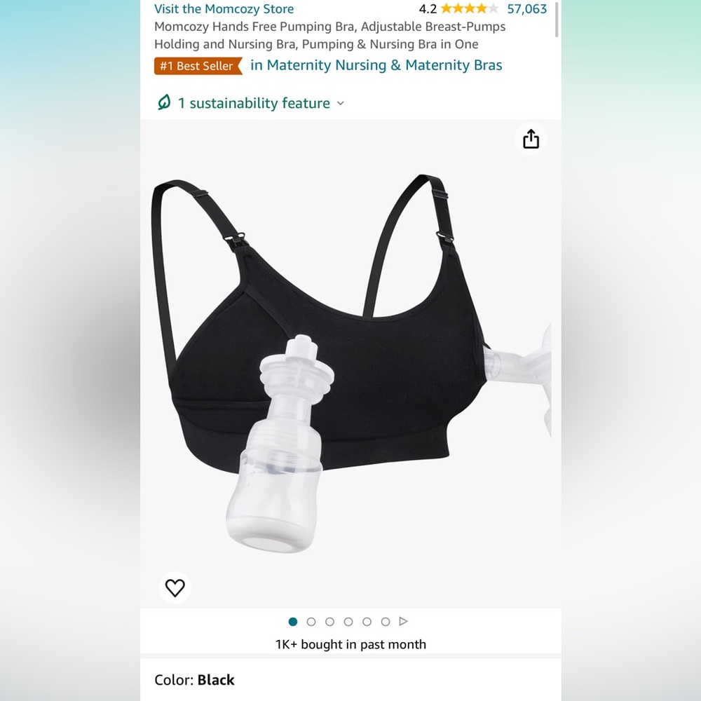 Momcozy nursing/pumping bra. Never worn